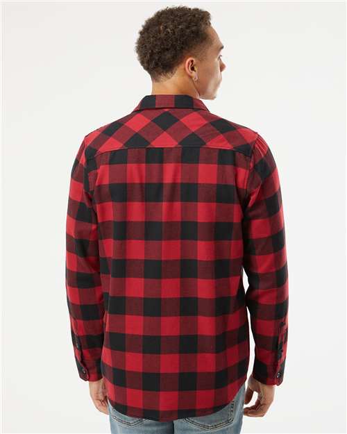 Unisex Flannel Shirt - Red/ Black