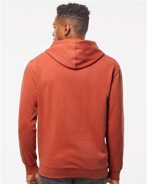 Unisex Midweight Pigment-Dyed Hooded Sweatshirt - Pigment Amber