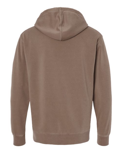Unisex Midweight Pigment-Dyed Hooded Sweatshirt - Pigment Clay