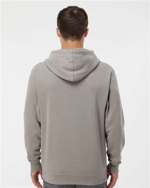 Unisex Midweight Pigment-Dyed Hooded Sweatshirt - Pigment Cement