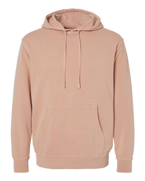 Unisex Midweight Pigment-Dyed Hooded Sweatshirt - Pigment Dusty Pink