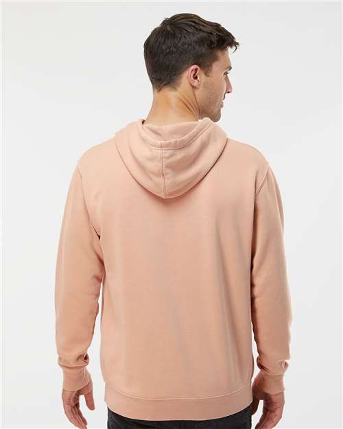 Unisex Midweight Pigment-Dyed Hooded Sweatshirt - Pigment Dusty Pink