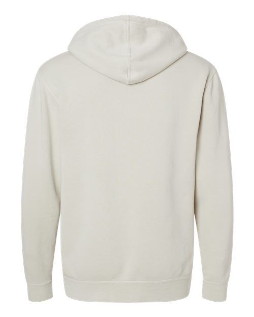 Unisex Midweight Pigment-Dyed Hooded Sweatshirt - Pigment Ivory