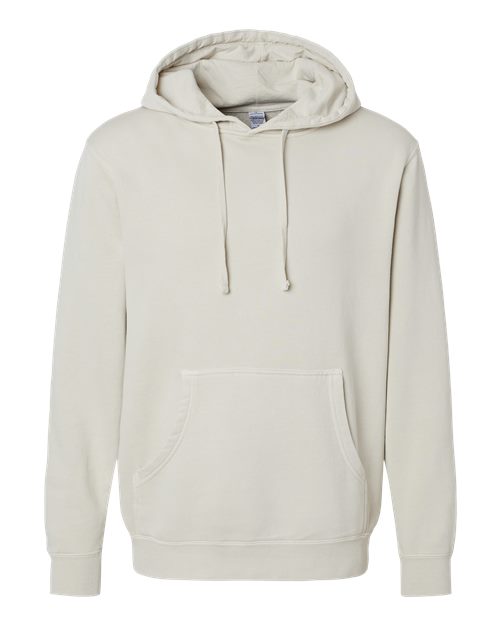 Unisex Midweight Pigment-Dyed Hooded Sweatshirt - Pigment Ivory