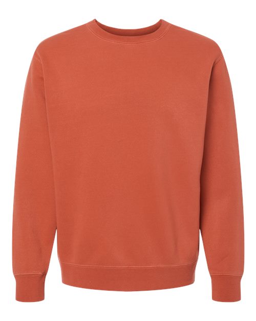 Unisex Midweight Pigment-Dyed Crewneck Sweatshirt - Pigment Amber