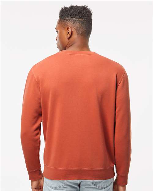 Unisex Midweight Pigment-Dyed Crewneck Sweatshirt - Pigment Amber