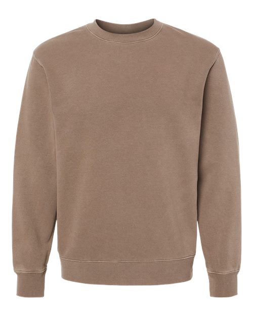 Unisex Midweight Pigment-Dyed Crewneck Sweatshirt - Pigment Clay