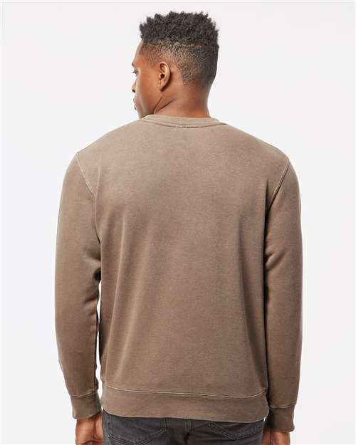Unisex Midweight Pigment-Dyed Crewneck Sweatshirt - Pigment Clay