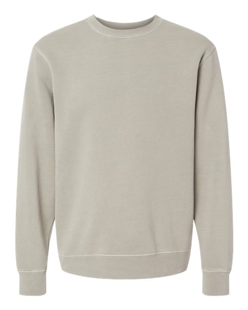 Unisex Midweight Pigment-Dyed Crewneck Sweatshirt - Pigment Cement
