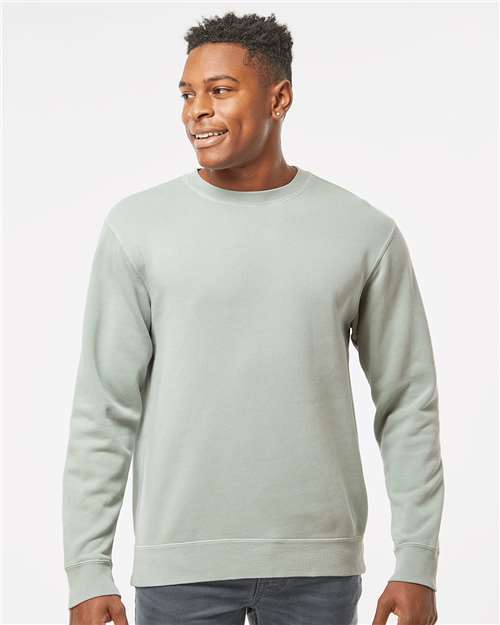 Unisex Midweight Pigment-Dyed Crewneck Sweatshirt - Pigment Sage