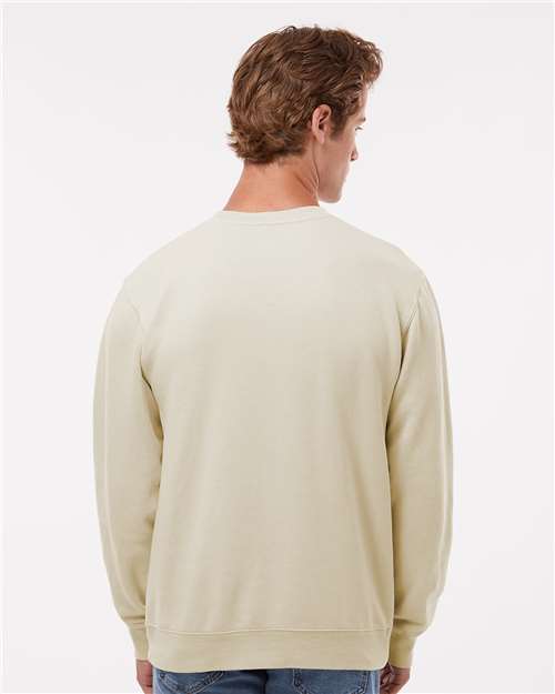 Unisex Midweight Pigment-Dyed Crewneck Sweatshirt - Pigment Ivory
