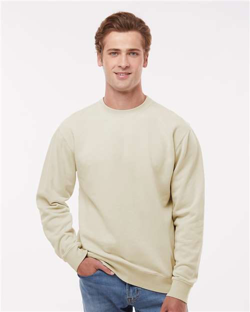 Unisex Midweight Pigment-Dyed Crewneck Sweatshirt - Pigment Ivory