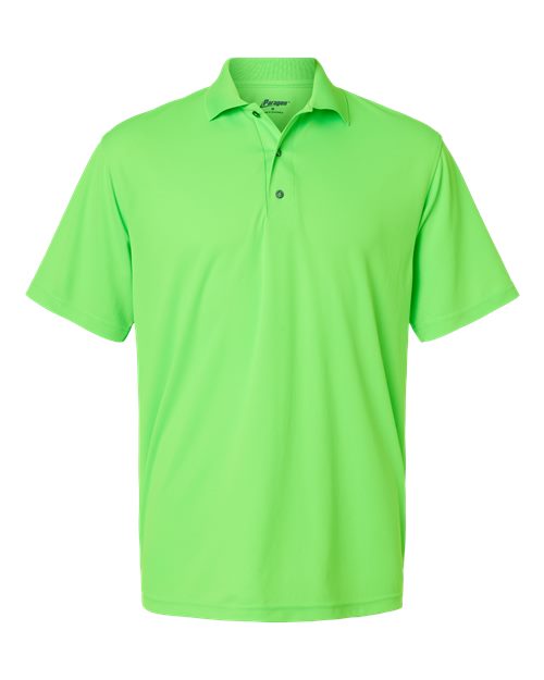 Men's Saratoga Performance Mini Mesh Polo - Neon Lime