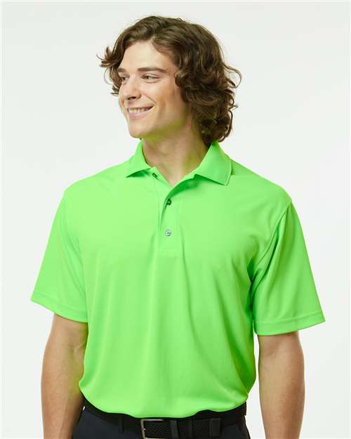 Men's Saratoga Performance Mini Mesh Polo - Neon Lime