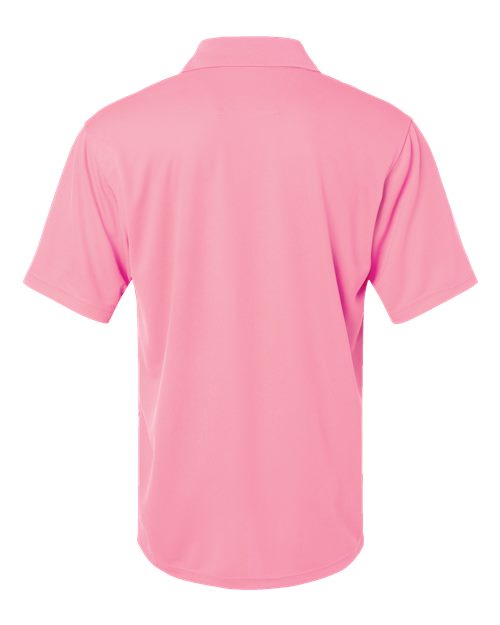 Men's Saratoga Performance Mini Mesh Polo - Charity Pink
