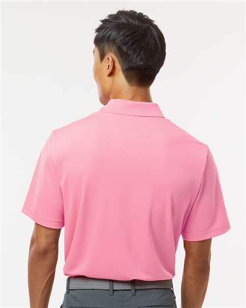 Men's Saratoga Performance Mini Mesh Polo - Charity Pink