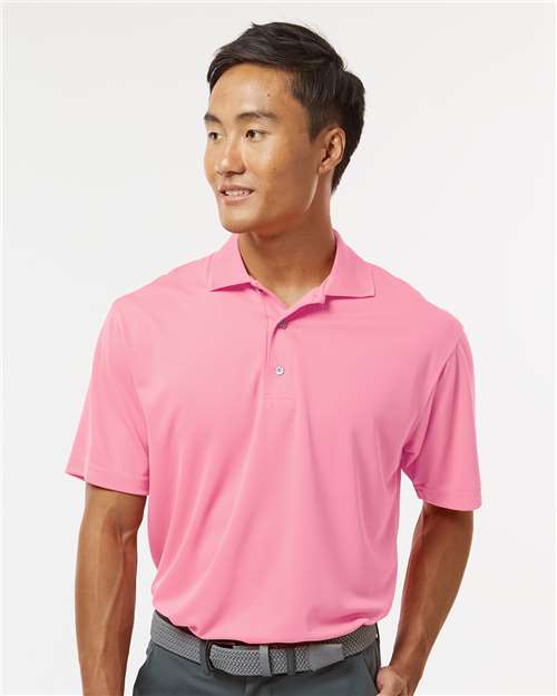 Men's Saratoga Performance Mini Mesh Polo - Charity Pink
