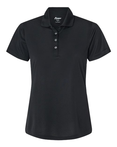 Women's Saratoga Performance Mini Mesh Polo - Black