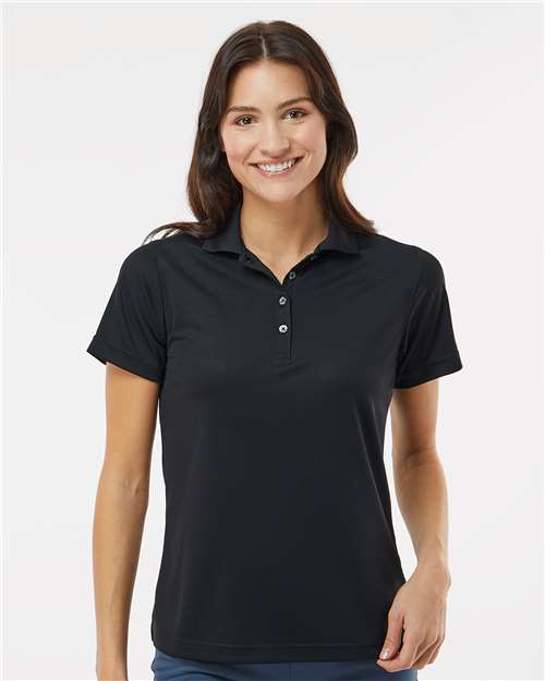 Women's Saratoga Performance Mini Mesh Polo - Black