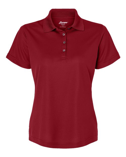 Women's Saratoga Performance Mini Mesh Polo - Cardinal