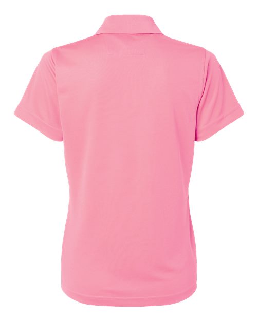 Women's Saratoga Performance Mini Mesh Polo - Charity Pink
