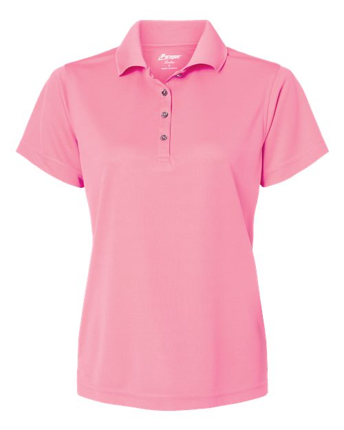 Women's Saratoga Performance Mini Mesh Polo - Charity Pink