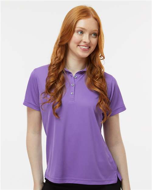 Women's Saratoga Performance Mini Mesh Polo - Grape