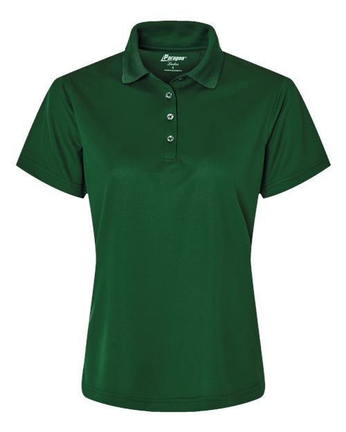 Women's Saratoga Performance Mini Mesh Polo - Hunter Green