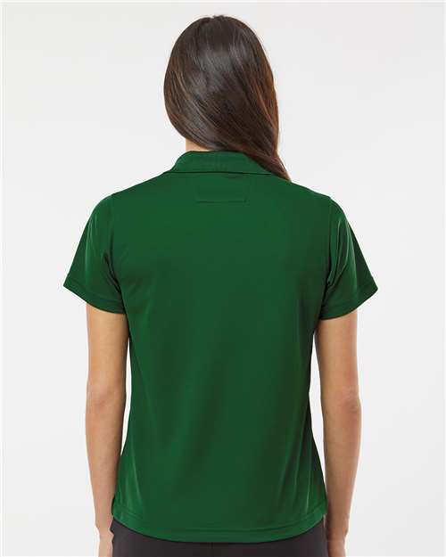 Women's Saratoga Performance Mini Mesh Polo - Hunter Green