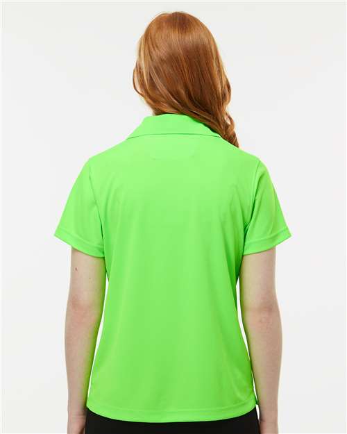 Women's Saratoga Performance Mini Mesh Polo - Neon Lime