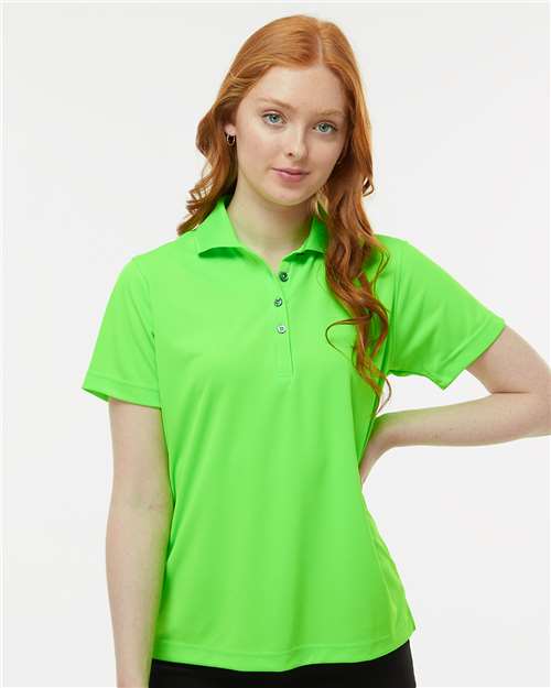 Women's Saratoga Performance Mini Mesh Polo - Neon Lime