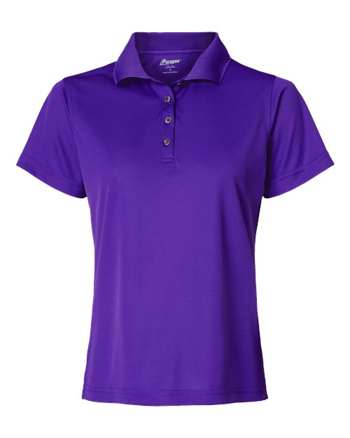 Women's Saratoga Performance Mini Mesh Polo - Purple