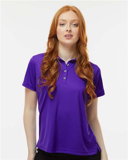 Women's Saratoga Performance Mini Mesh Polo - Purple