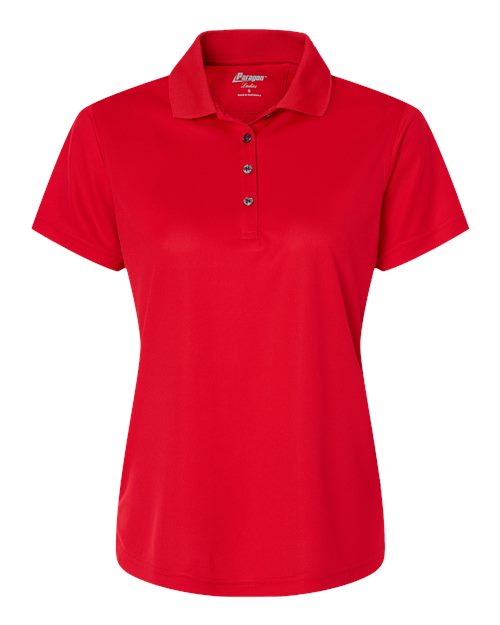 Women's Saratoga Performance Mini Mesh Polo - Red