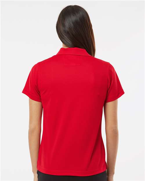 Women's Saratoga Performance Mini Mesh Polo - Red