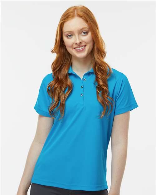 Women's Saratoga Performance Mini Mesh Polo - Turquoise