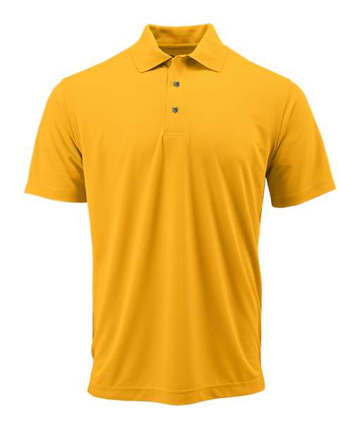 Youth Saratoga Performance Mini Mesh Polo - Gold