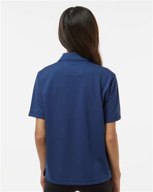 Youth Saratoga Performance Mini Mesh Polo - Navy