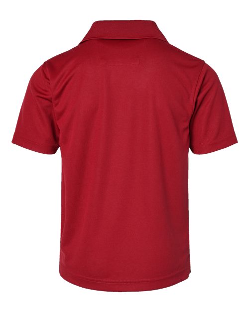 Youth Saratoga Performance Mini Mesh Polo - Red