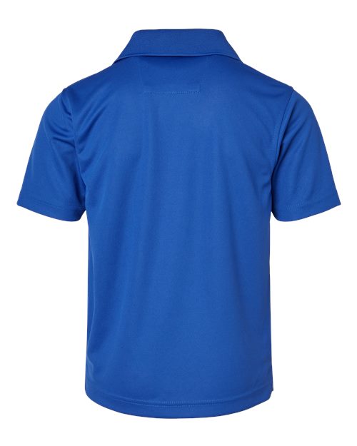 Youth Saratoga Performance Mini Mesh Polo - Royal