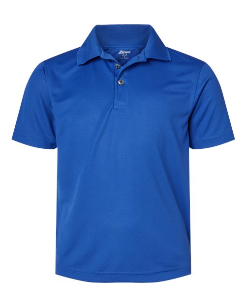 Youth Saratoga Performance Mini Mesh Polo - Royal