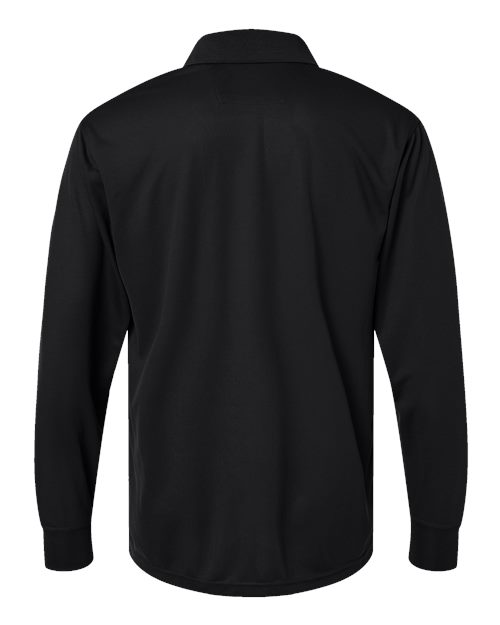 Men's Prescott Long Sleeve Polo - Black