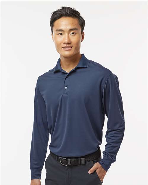 Men's Prescott Long Sleeve Polo - Navy