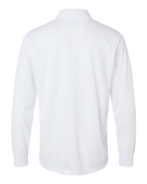 Men's Prescott Long Sleeve Polo - White
