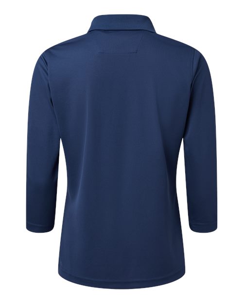 Women's Lady Palm Three-Quarter Sleeve Polo - Navy