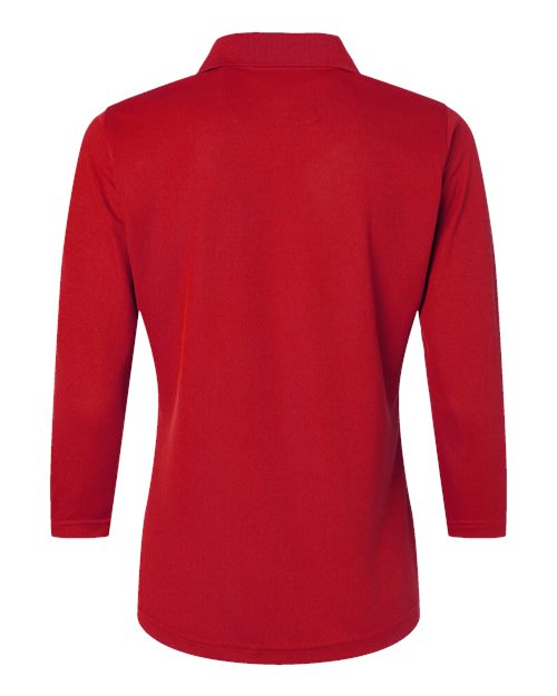 Women's Lady Palm Three-Quarter Sleeve Polo - Red