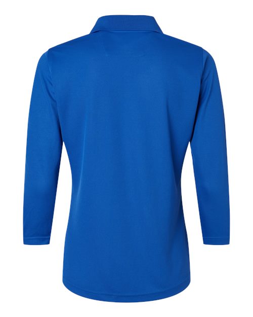 Women's Lady Palm Three-Quarter Sleeve Polo - Royal