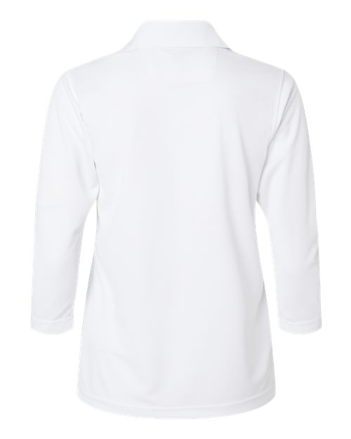 Women's Lady Palm Three-Quarter Sleeve Polo - White