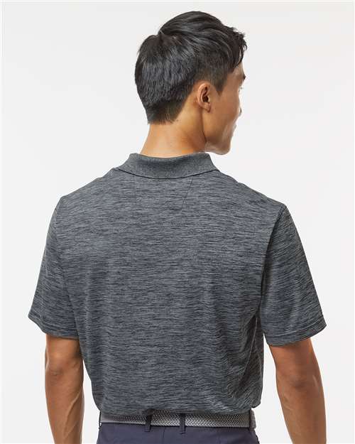 Men's Dakota Striated Heather Polo - Black Heather