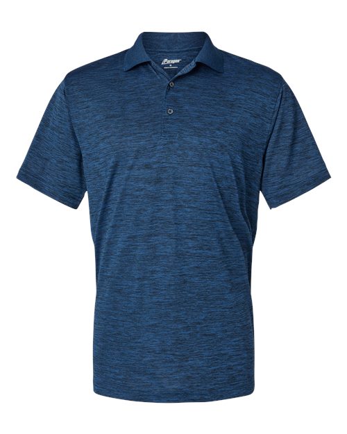 Men's Dakota Striated Heather Polo - Deep Blue Heather